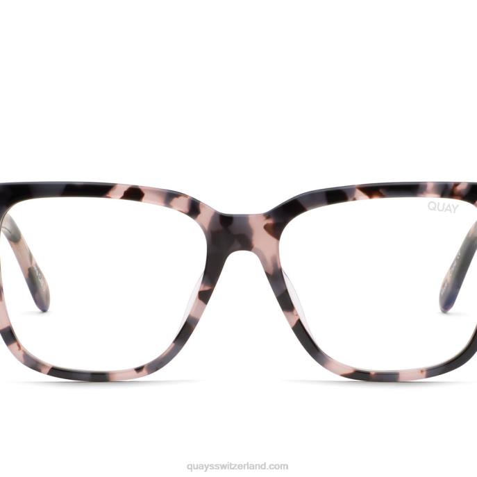 verdrahtetes großes blaues Licht 00HB1069 milchig schildkröte/klarQuay - Quay brille
