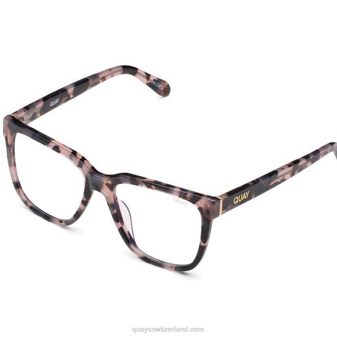 verdrahtetes großes blaues Licht 00HB1069 milchig schildkröte/klarQuay - Quay brille