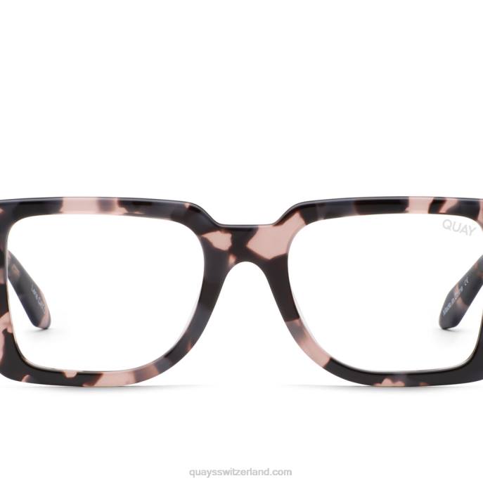 Bitte nicht stören 00HB786 milchig schildkröte/klarQuay - Quay brille