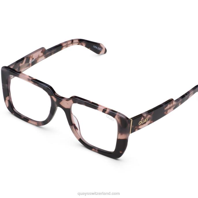 Bitte nicht stören 00HB786 milchig schildkröte/klarQuay - Quay brille