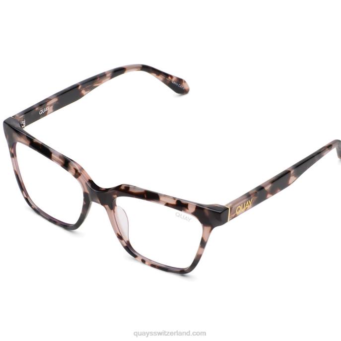 Quay sonnenbrille - CEO 00HB721 milchig schildkröte/klarQuay