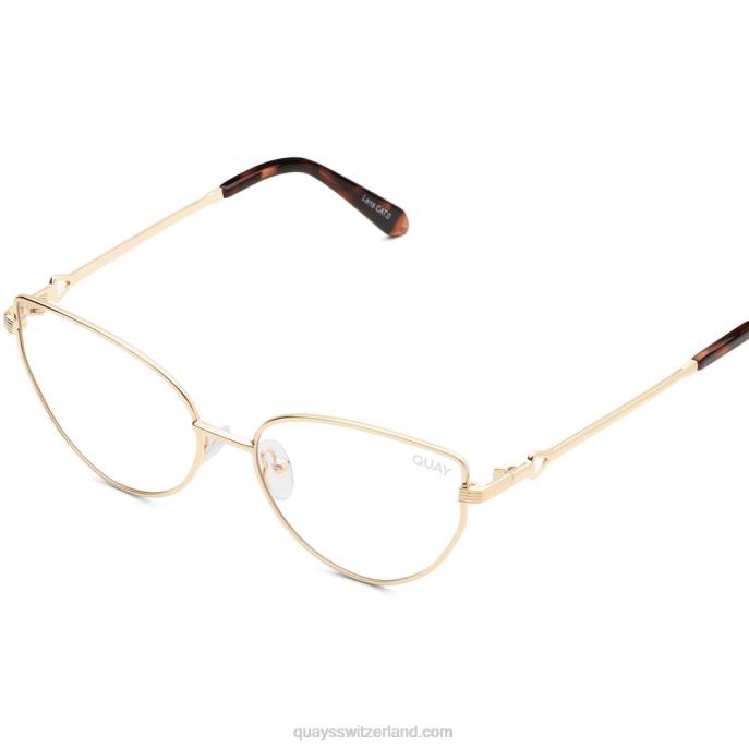 Schachmatt 00HB792 gold/klarQuay - Quay brille