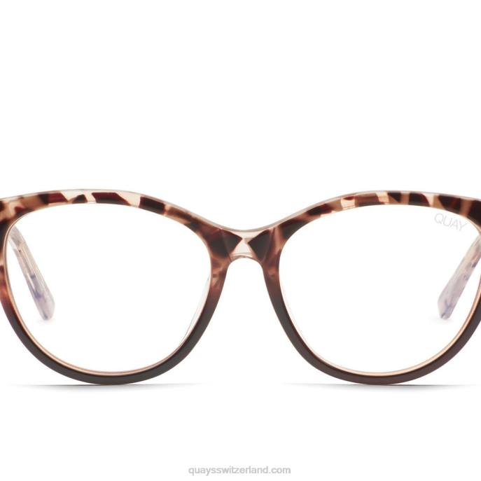 Quay sonnenbrille - alle Nighter-Leser 00HB778 tortblk/clrbltQuay