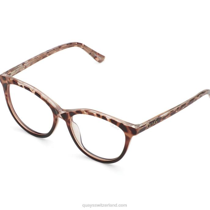 Quay sonnenbrille - alle Nighter-Leser 00HB778 tortblk/clrbltQuay