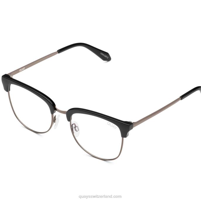 ausweichend 00HB789 schwarz/schwarz klarQuay - Quay brille