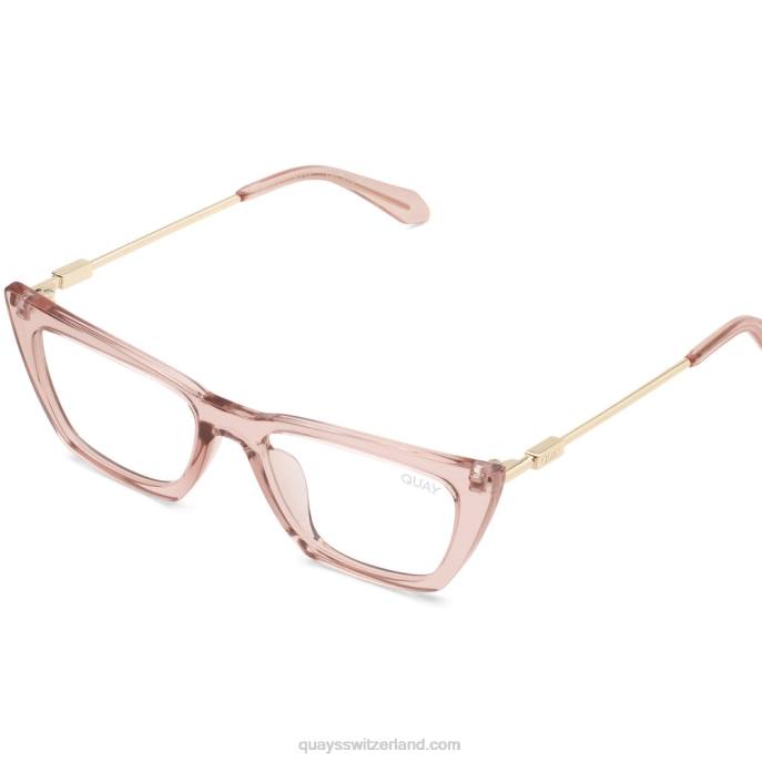 Quay sonnenbrille - die kween 00HB793 Hafer/klarQuay
