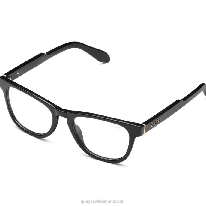 Quay sonnenbrille - fest verdrahtet 00HB760 schwarz/klarQuay