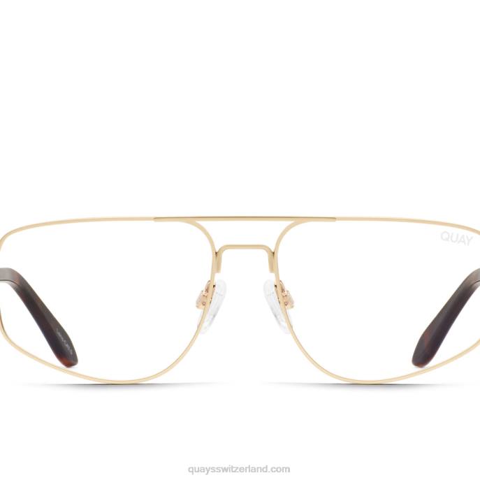 Quay sonnenbrille - nur geladene Gäste 00HB742 gold/klarQuay