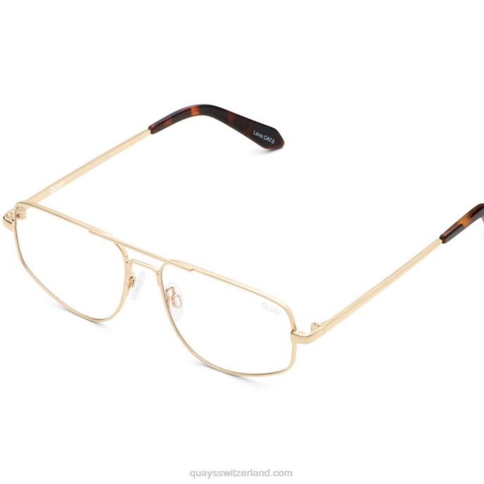 Quay sonnenbrille - nur geladene Gäste 00HB742 gold/klarQuay