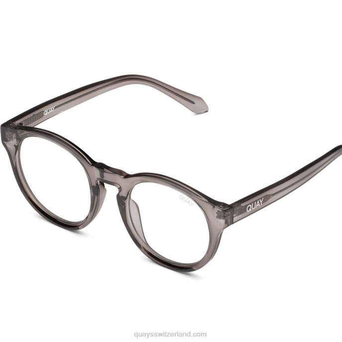 sich etwas ganz und gar bewusst sein 00HB744 kristallschwarz/klarQuay - Quay brille