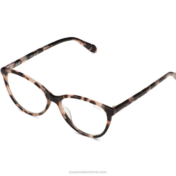 Quay sonnenbrille - stimmt das 00HB799 milchig schildkröte/klarQuay