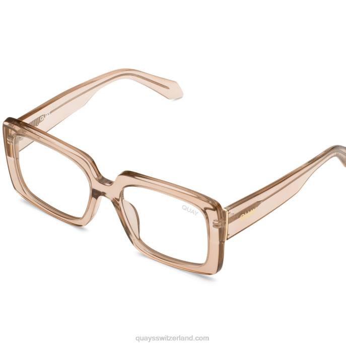 Quay sonnenbrille - totale Stimmung 00HB730 hellbraun/klarQuay