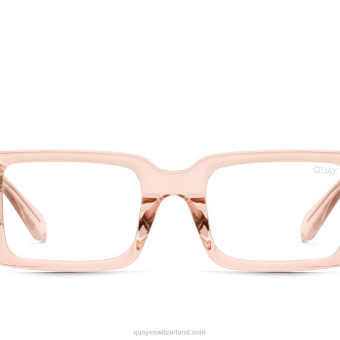 Quay sonnenbrille - yada yada Abschrägung 00HB754 champagner/klarQuay