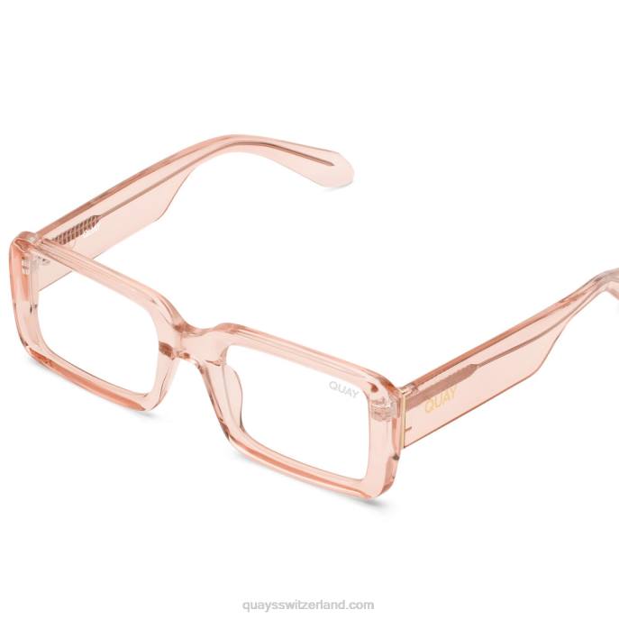 Quay sonnenbrille - yada yada Abschrägung 00HB754 champagner/klarQuay