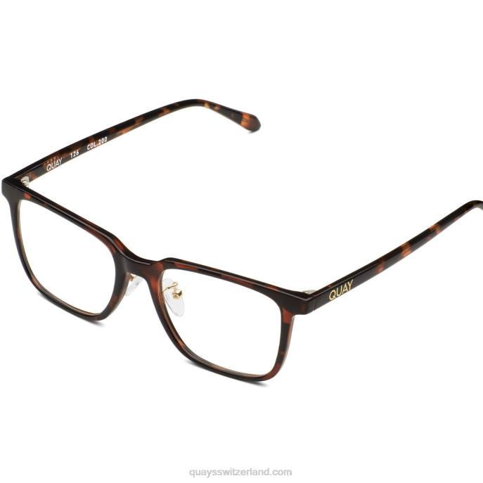 Quay sonnenbrille - Algorithmus rx alt fit 00HB311 schildkröte/klar rxQuay