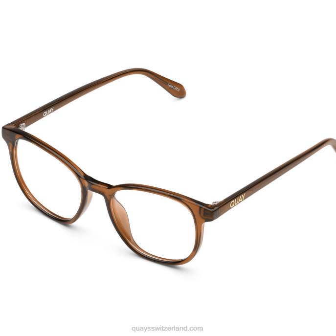 Quay sonnenbrille - Bauplan rx 00HB380 tabak/klar rxQuay