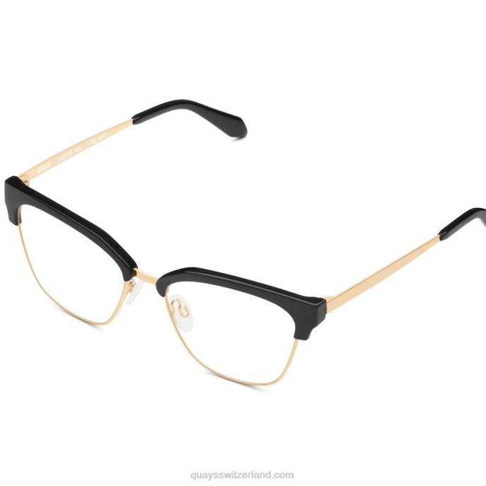 Quay sonnenbrille - Chemie empf 00HB344 schwarz/klar empfQuay