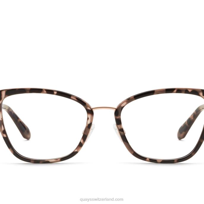 Quay sonnenbrille - Clickbait rx 00HB320 Milchschildkröte/klarer EmpfangQuay