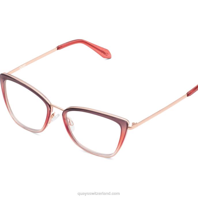 Clickbait rx 00HB322 marinerosa/klar rxQuay - Quay brille
