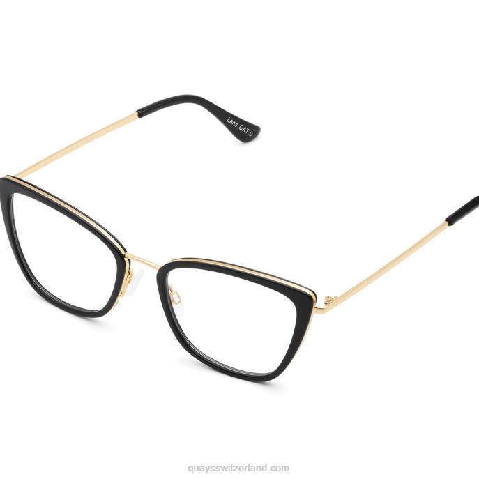 Quay sonnenbrille - Clickbait rx 00HB323 schwarz/klar empfQuay