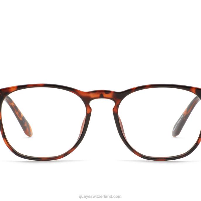 Quay sonnenbrille - Screenshot rx 00HB407 schildkröte/klar rxQuay