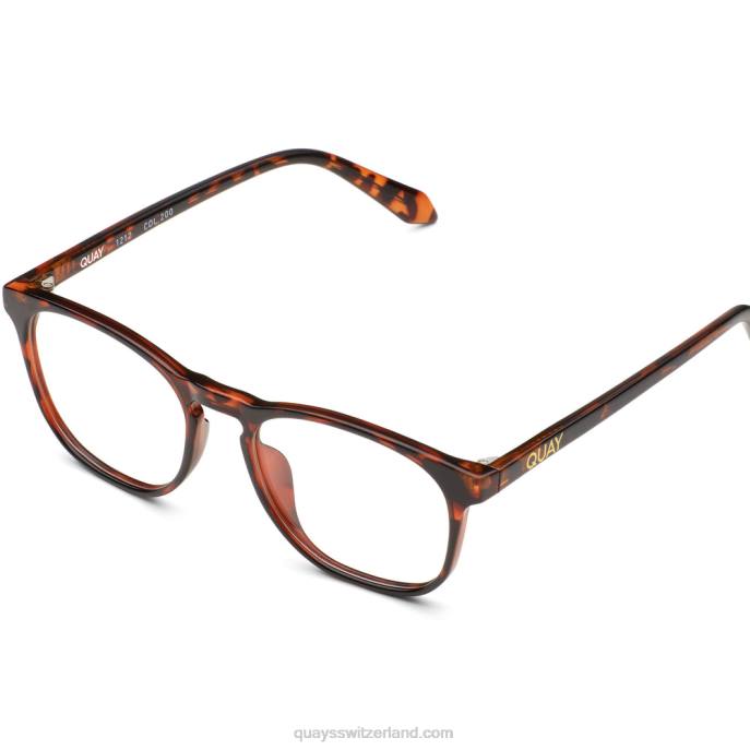 Quay sonnenbrille - Screenshot rx 00HB407 schildkröte/klar rxQuay