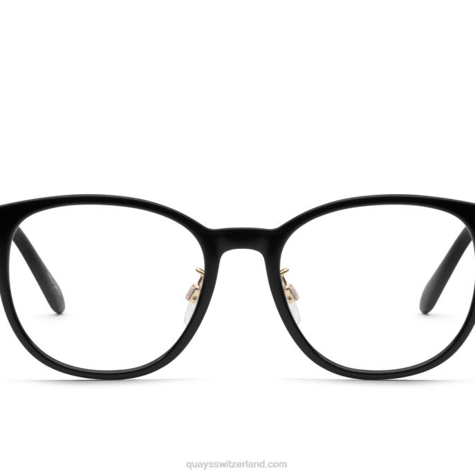blaupause mittel niedrige brücke fit rx 00HB382 schwarz/klar empfQuay - Quay brille