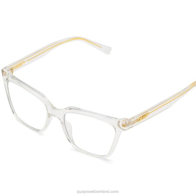 Quay sonnenbrille - chef rx 00HB329 klar/klar empfangQuay
