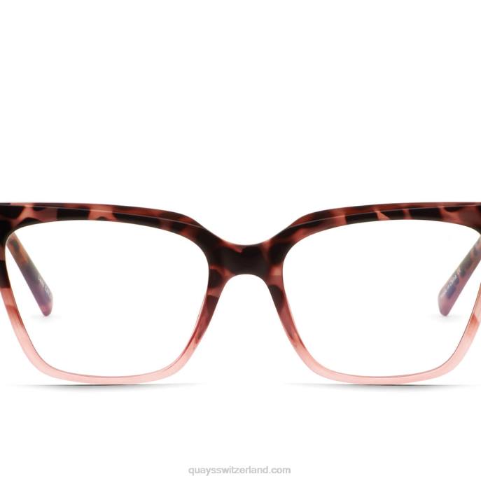 Quay sonnenbrille - chef rx 00HB332 schildpattrosa/klar rxQuay