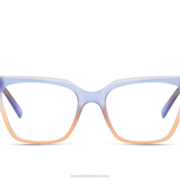 chef rx 00HB334 blaue koralle/klarer rxQuay - Quay brille