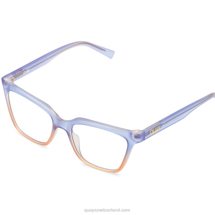 chef rx 00HB334 blaue koralle/klarer rxQuay - Quay brille