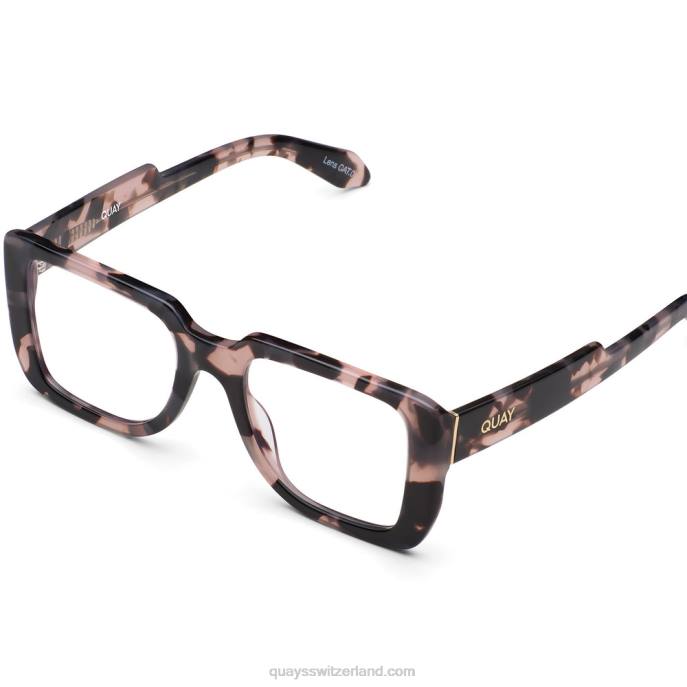 Quay sonnenbrille - empfang nicht stören 00HB416 Milchschildkröte/klarer EmpfangQuay