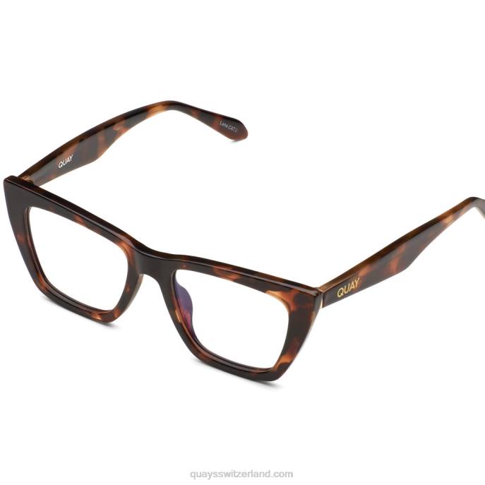 Quay sonnenbrille - geben Sie das Sagen rx 00HB338 schildkröte/klar rxQuay