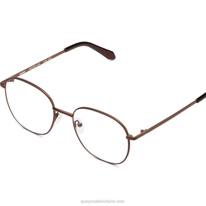 jezabell rx 00HB346 bronze/klar rxQuay - Quay brille