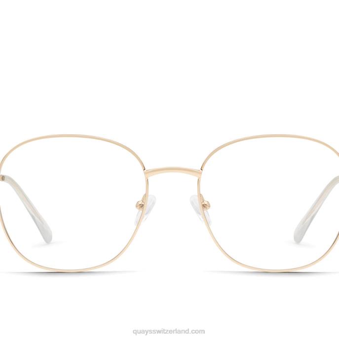 Quay sonnenbrille - jezabell rx 00HB347 gold/klar rxQuay