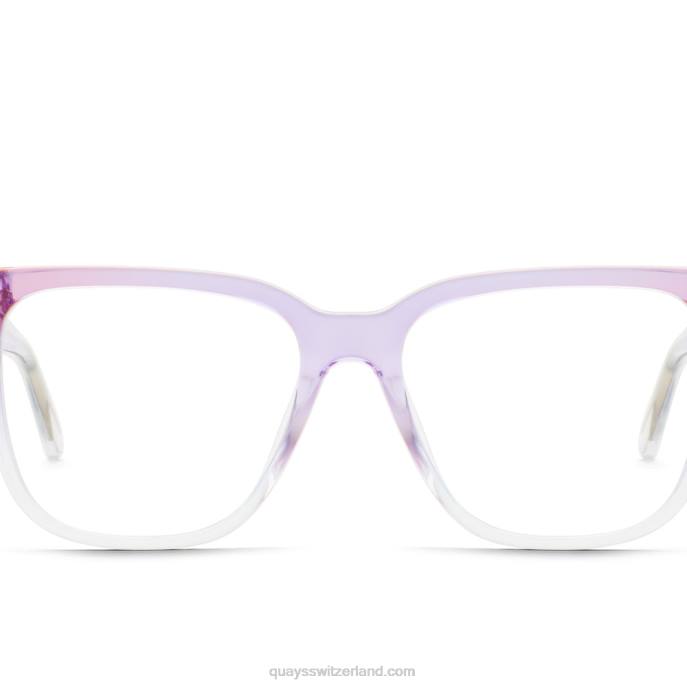 Quay sonnenbrille - kabelgebundener Empfang 00HB293 lila/klar empfQuay