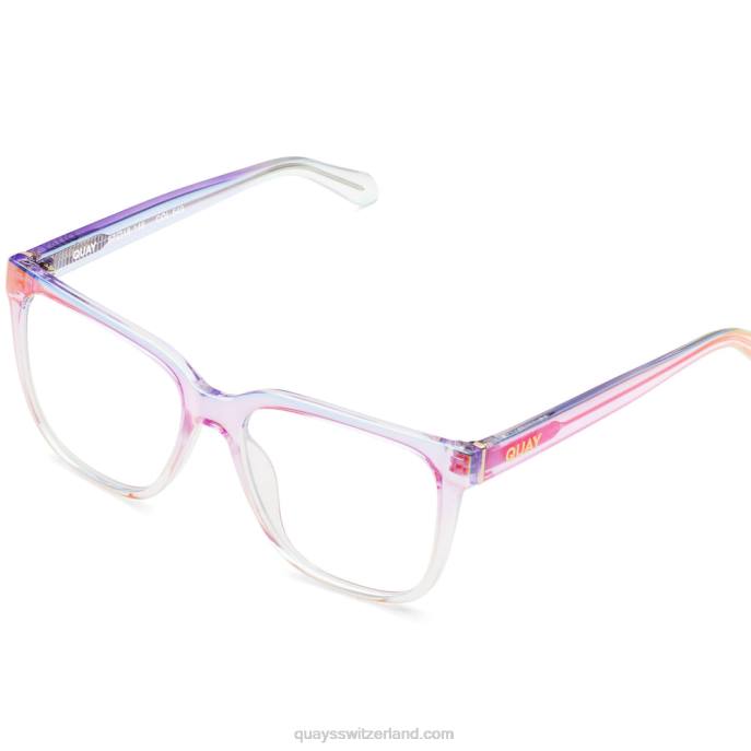 Quay sonnenbrille - kabelgebundener Empfang 00HB293 lila/klar empfQuay