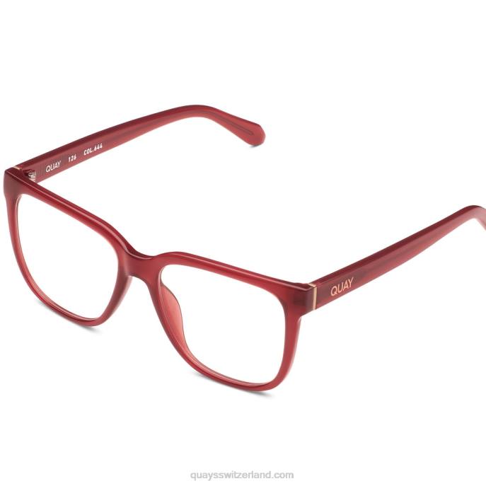Quay sonnenbrille - kabelgebundener Empfang 00HB296 Gewürz/klarer EmpfangQuay