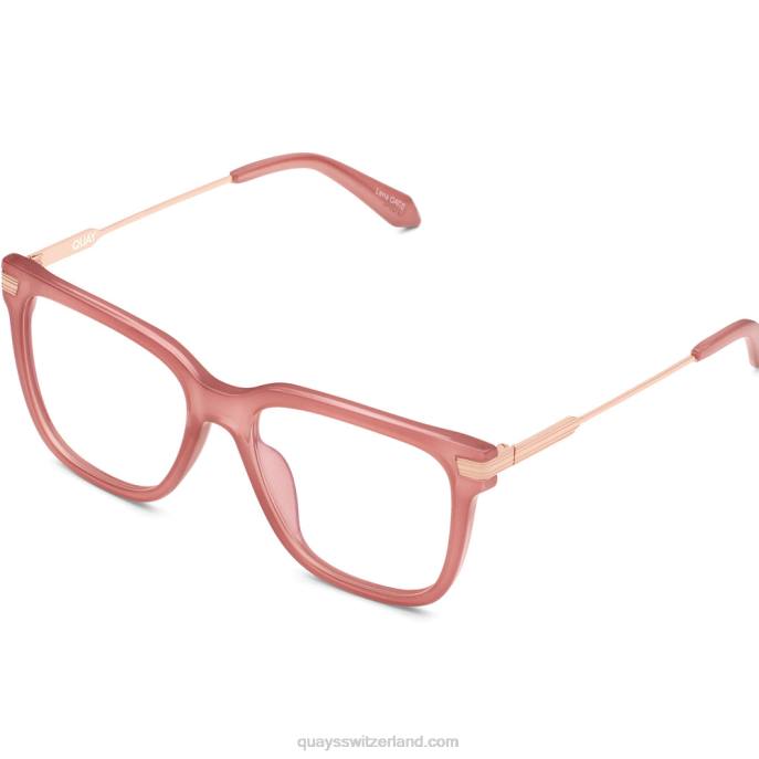 Quays Switzerland - kabelgebundener Remix-Empfang 00HB303 milchig rosa/klar rxQuay