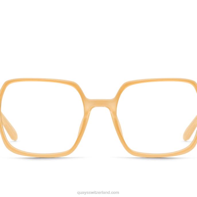 Quay sonnenbrille - keine Lügen rx 00HB419 gelb/klar empfQuay