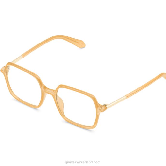 Quay sonnenbrille - keine Lügen rx 00HB419 gelb/klar empfQuay