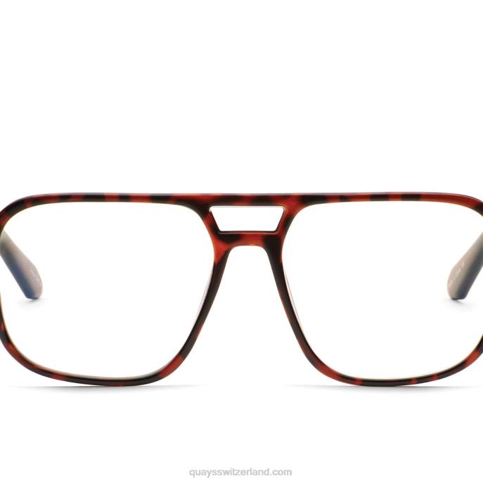 on-the-fly rx 00HB352 schildkröte/klar rxQuay - Quay brille