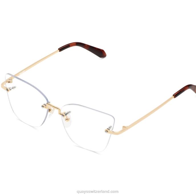 schick es randlos rx 00HB361 gold/klar rxQuay - Quay brille