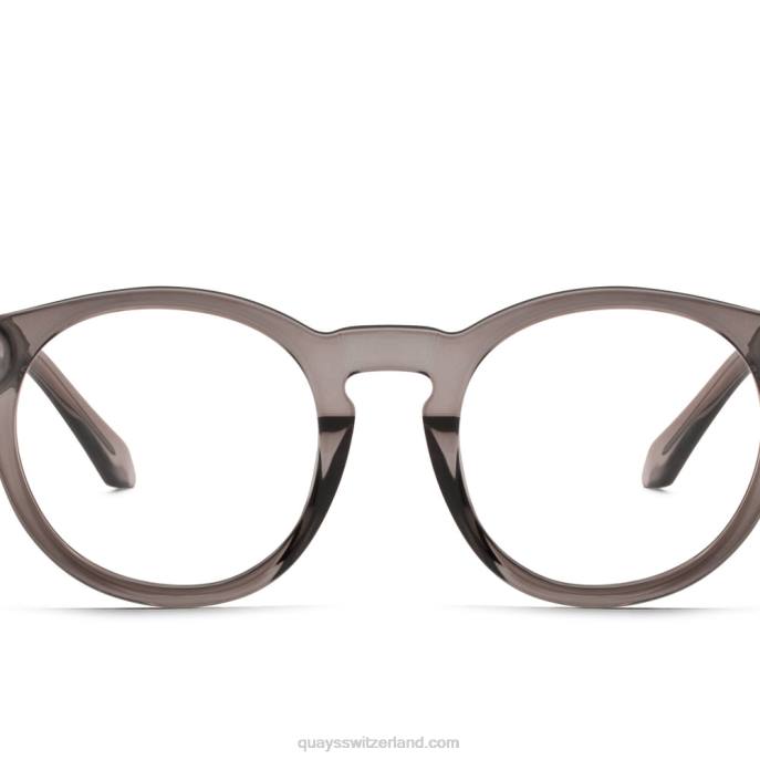 Quay sonnenbrille - voll bewusst rx 00HB401 kristallschwarz/klar rxQuay