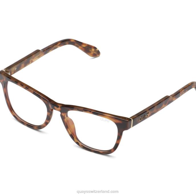 Hardwire-Medium-Lesegeräte 00HB1110 Schildkröte/klarQuay - Quay brille