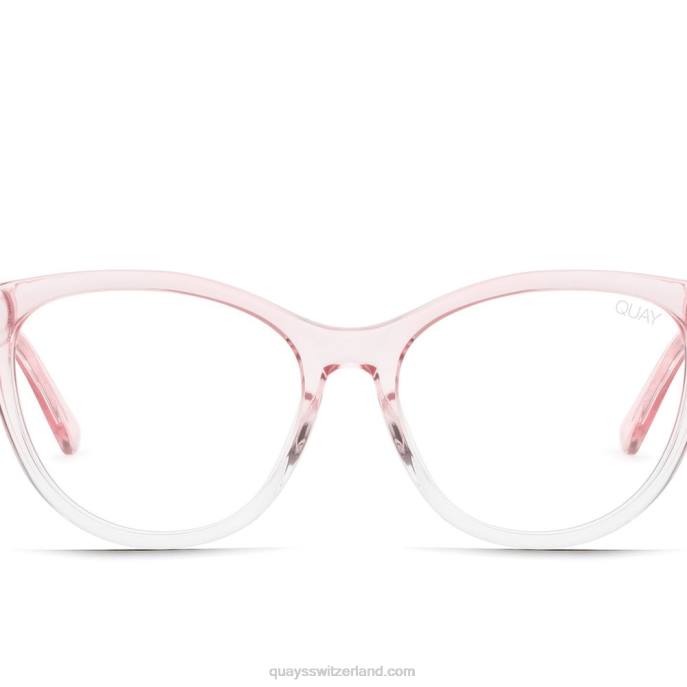 Quays Switzerland - alle Nighter-Leser 00HB1115 rosa klar/klarQuay