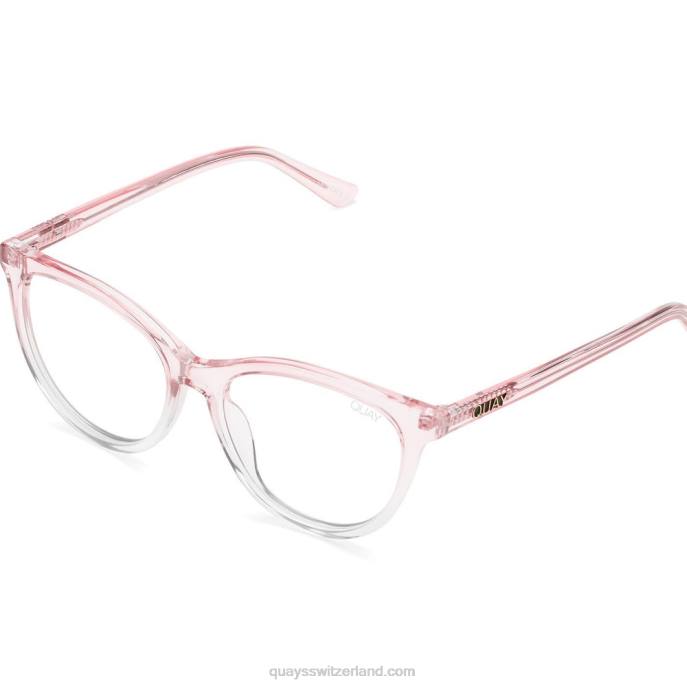 Quays Switzerland - alle Nighter-Leser 00HB1115 rosa klar/klarQuay