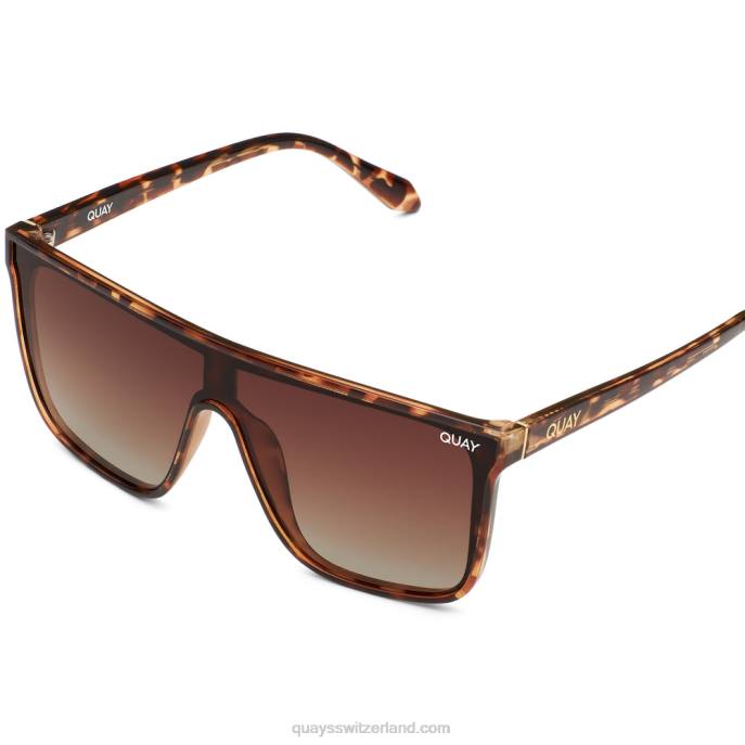 Einbruch der Dunkelheit 00HB927 schildpatt/braun polarisiert Männer Quay - Quay brille