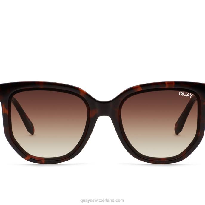 Quay sonnenbrille - Kaffee laufen 00HB601 schildpatt/braun Männer Quay