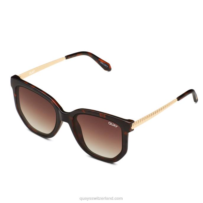 Quay sonnenbrille - Kaffee laufen 00HB601 schildpatt/braun Männer Quay